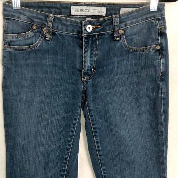 Salt Works Broadway Bootcut Dark Rinse Denim Jeans - Picture 3 of 11